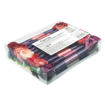 Нитки для вышивания Gamma набор мулине VM- 35 100% вискоза 35 x 8 м №01 Цветочная поляна