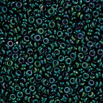 Бисер Япония " TOHO" 11/ 0 DEMI 5 г №0506 зеленый/ меланж