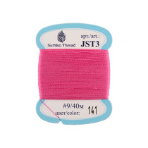 Нитки для вышивания " SumikoThread" JST3 9 100% шелк 40 м №141 ярко- розовый