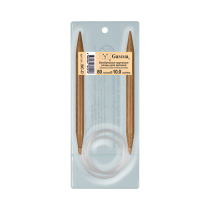 Спицы  GAMMA круговые BC- D бамбук d 10. 0 мм 80 см карамельные