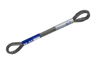 Нитки для вышивания " Gamma" мулине NM металлик 100% полиэстер 8 м М- 05 черный/ серебро