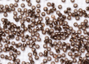 Бисер Япония MIYUKI Seed Beads 15/0 5г 0005 тёмно-топаз серебряная линия внутри