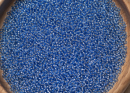 Бисер Япония MIYUKI Seed Beads 15/0 5г 0019 сапфир серебряная линия внутри